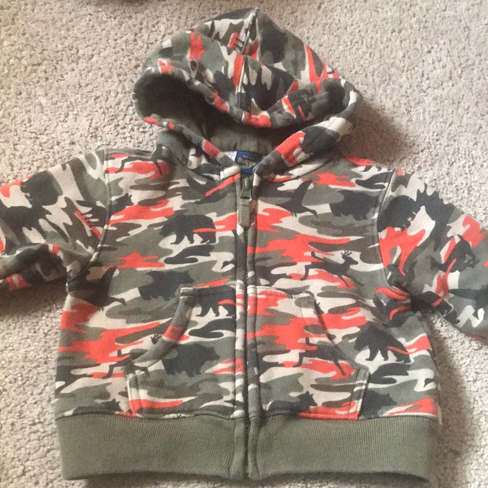 OshKosh Camouflage/ Hunting Zippered Hoodie - Picture 1 of 3